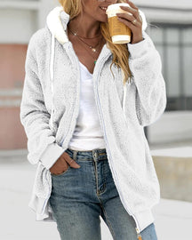 Women's Zip Front Hooded Jacket — View 14