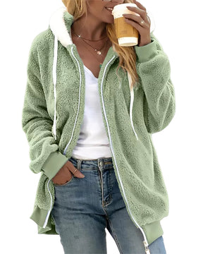 Women's Zip Front Hooded Jacket — View 5
