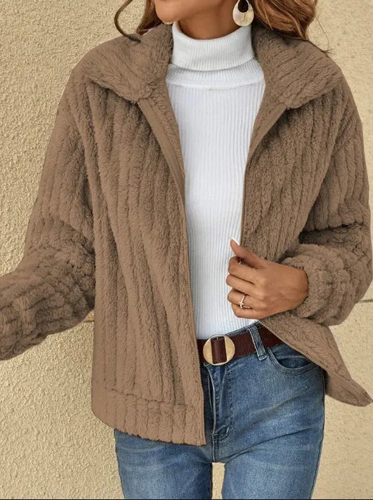 Women's Zip Front Coat — View 1