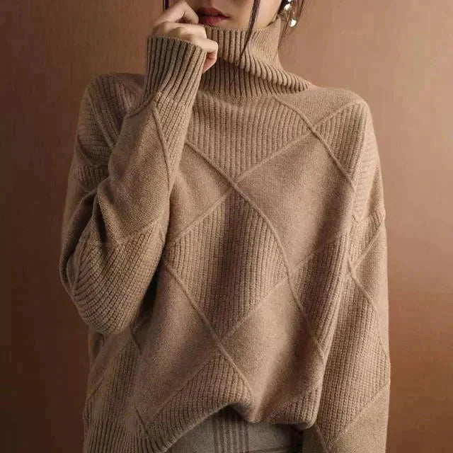Women's Turtleneck Sweater — View 3