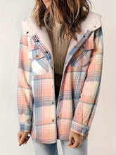 Women's Ribbed Zip Front Hooded Jacket — View 8