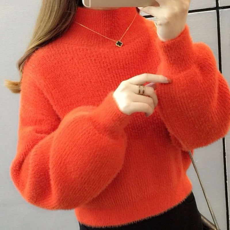 Women's Lantern Sleeve Sweater — View 7