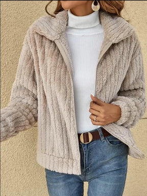 Women's Zip Front Coat — View 5