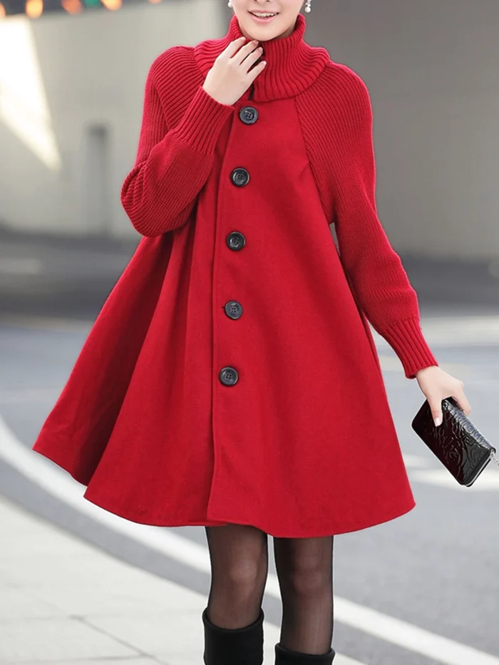 Women's Oversized Plus Size Coat — View 18