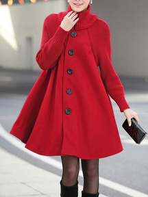 Women's Oversized Longline Plus Size Coat — View 19
