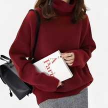 Women's Turtleneck Sweater — View 3