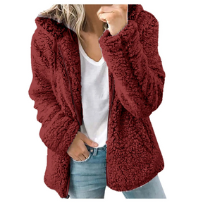 Women's Zip Front Hooded Vest — View 1