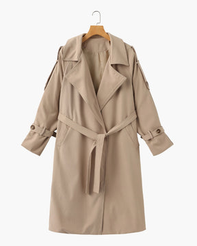 Women's Classic Trench Coat | Heritage in Beige - Juana Fashion