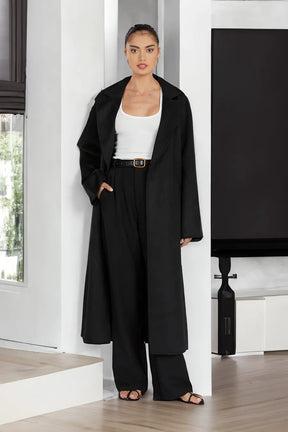 Women's Oversized Longline Trench Coat — View 9
