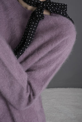 Women's Cashmere Blend Crewneck Sweater — View 2