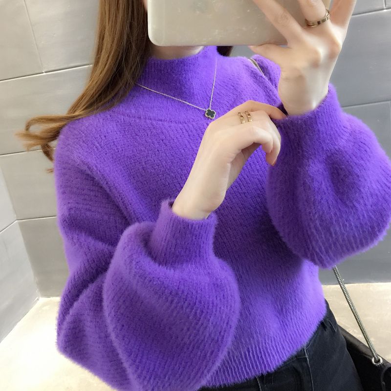 Women's Lantern Sleeve Sweater — View 1