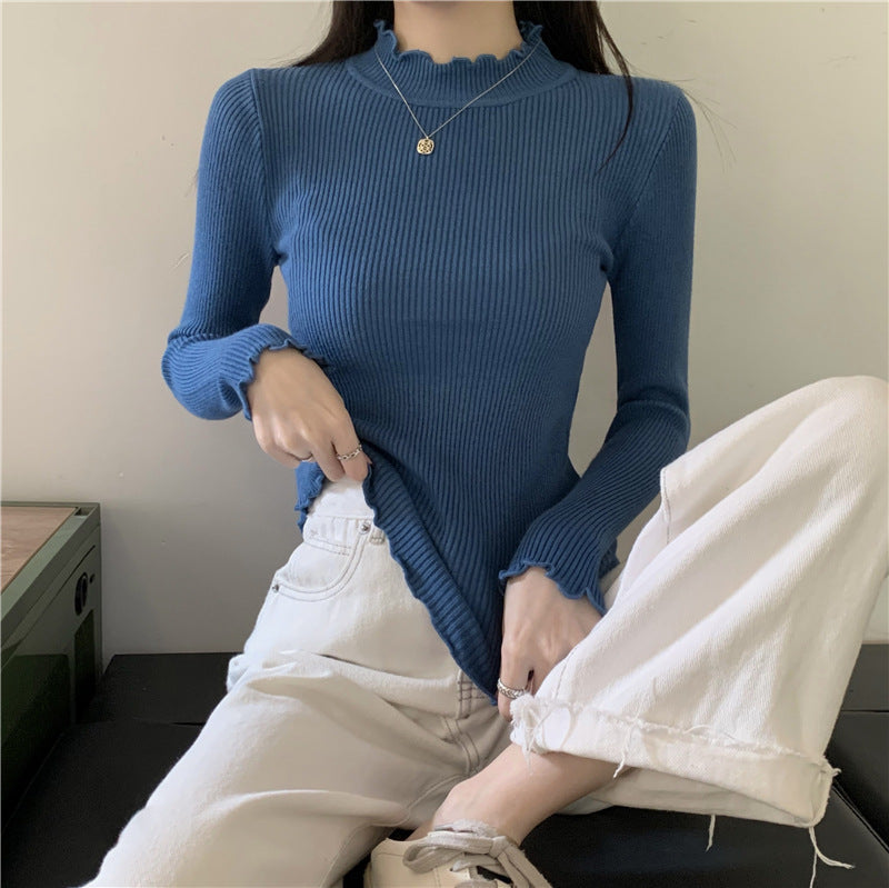 Women's Mock Neck Sweater — View 4