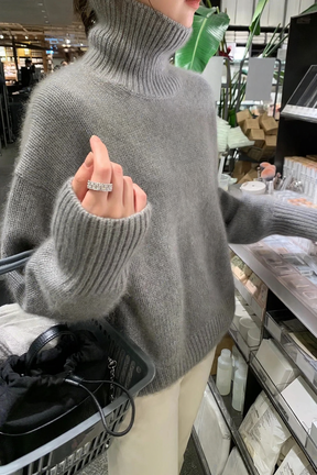 Women's Turtleneck Sweater — View 9