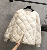 Women's Wool Plaid Jacket — View 1