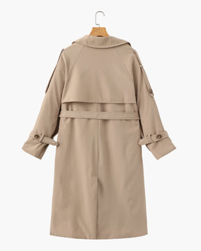 Women's Classic Trench Coat | Heritage in Mocha - Juana Fashion