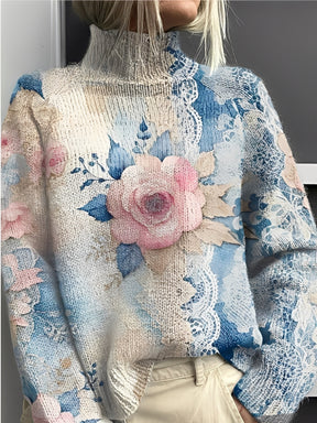 Women's Turtleneck Sweater — View 3