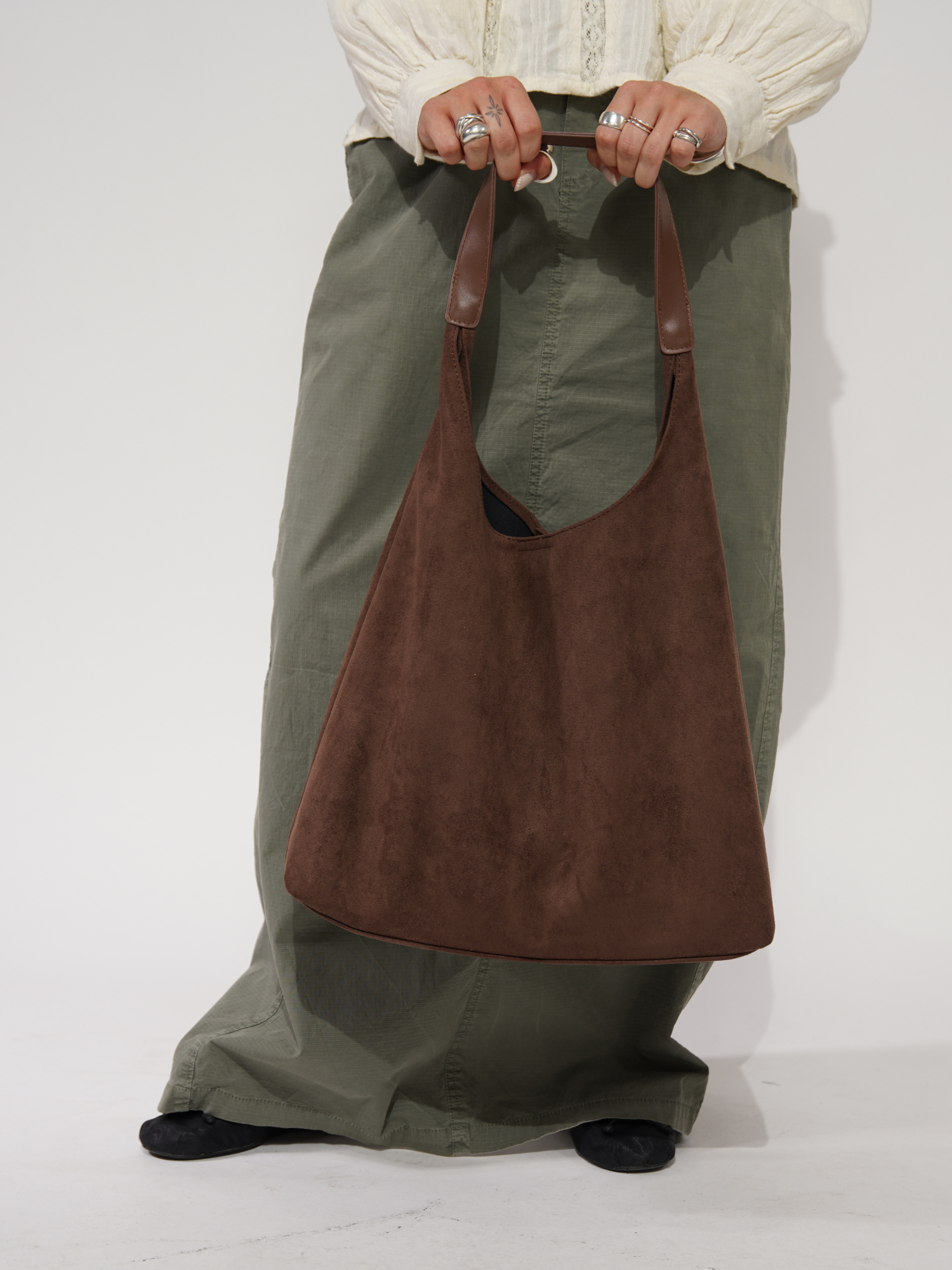 Women's Everyday Slouchy Shoulder Tote by Juana Fashion