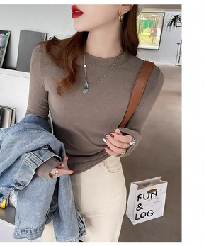Women's Mock Neck Top — View 11