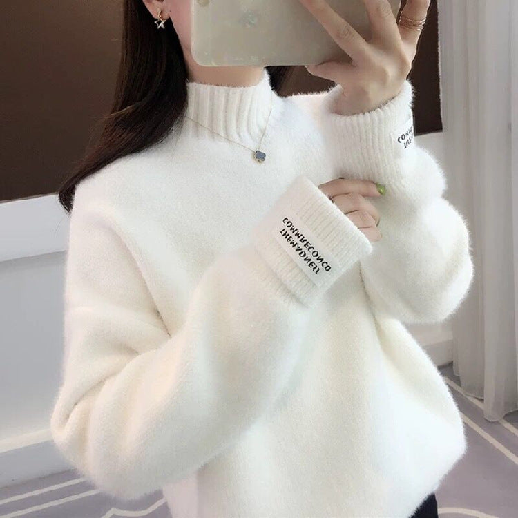 Women's Textured Turtleneck Sweater — View 11