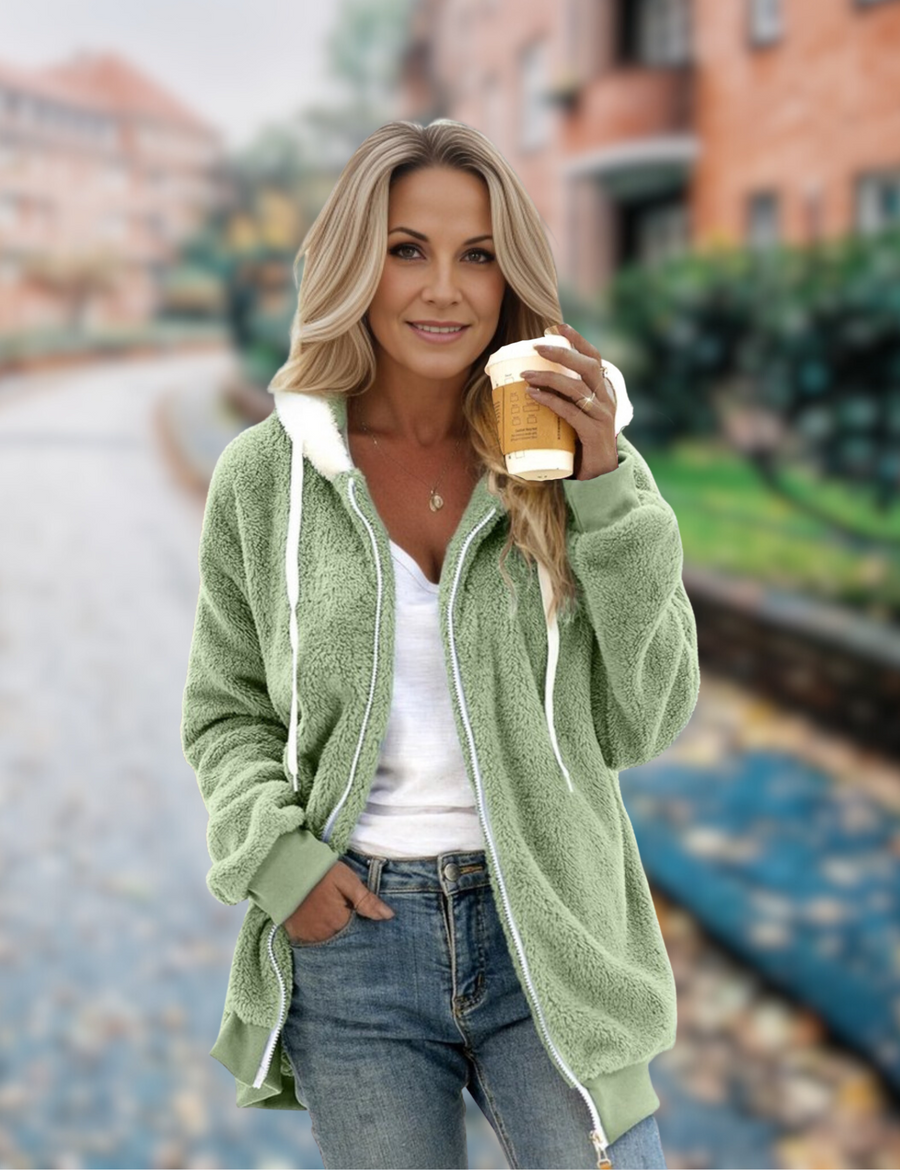 Women's Hooded Fleece Jacket — View 2