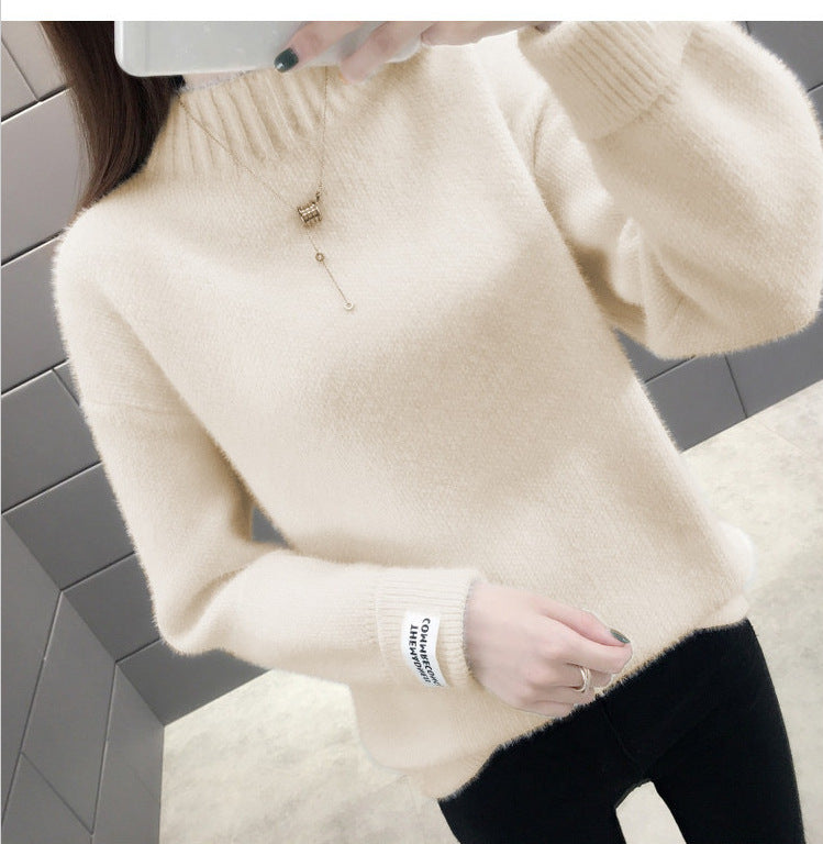 Women's Textured Turtleneck Sweater — View 7