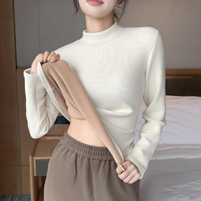 Women's Mock Neck Top — View 1