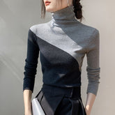 Women's Fitted Mock Neck Sweater — View 1