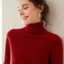 Women's Cashmere Mock Neck Top — View 9