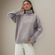 Women's Turtleneck Sweater — View 12