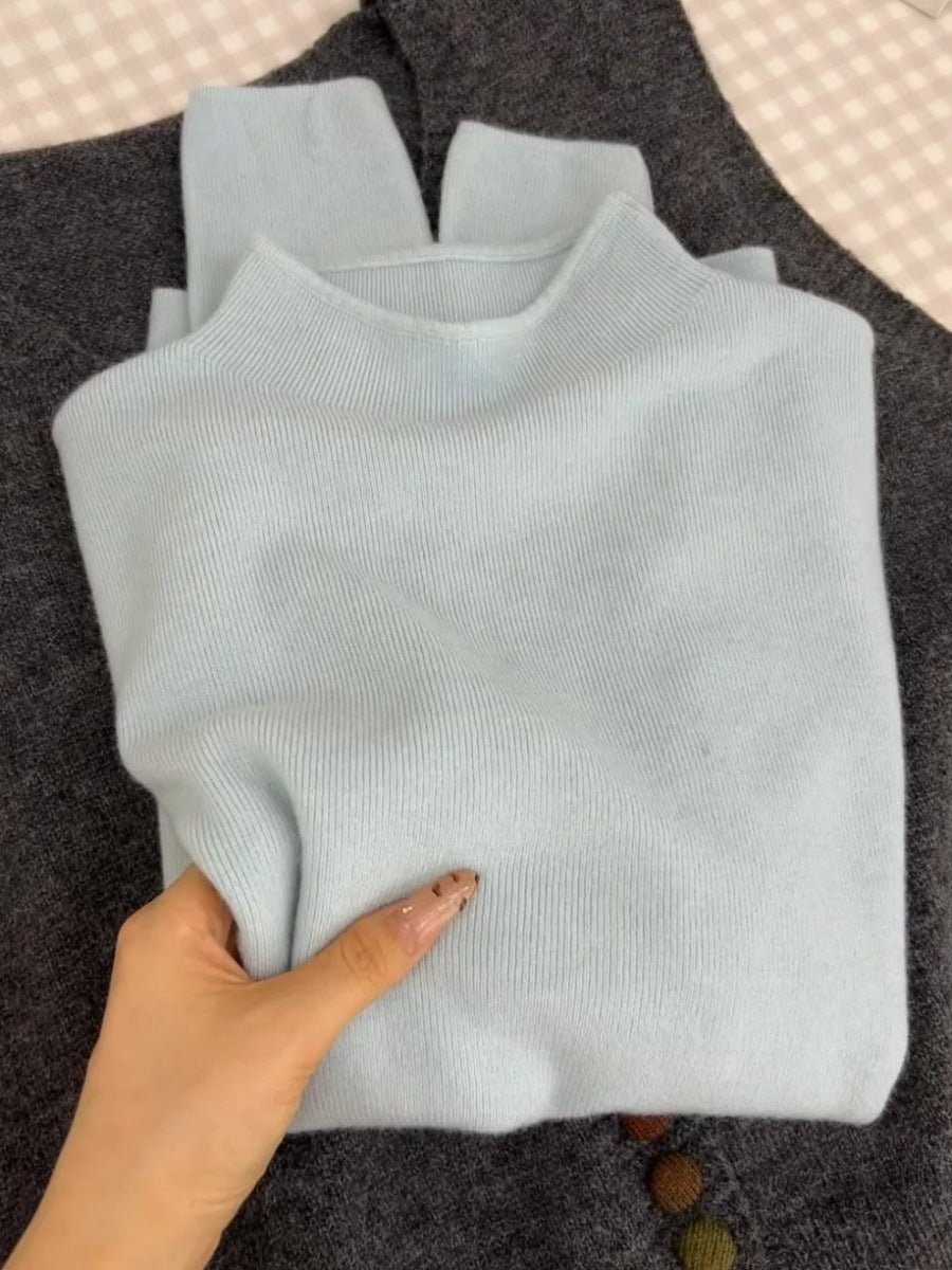 Women's Mock Neck Sweater — View 4