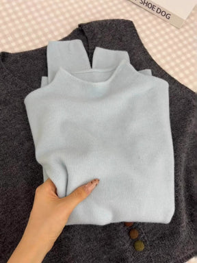 Women's Mock Neck Sweater — View 10