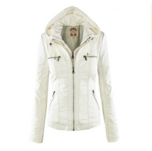 Women's Faux Leather Jacket — View 9