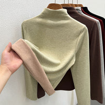 Women's Wool Blend Turtleneck Sweater — View 9