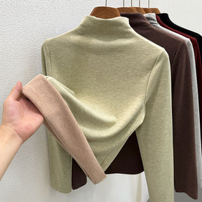 Women's Wool Blend Turtleneck Sweater — View 9