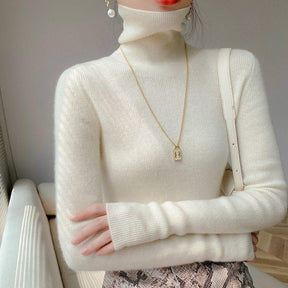 Women's Fitted Turtleneck Sweater — View 10
