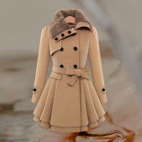 Women's Double Breasted Coat — View 1