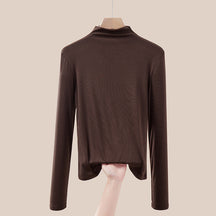 Women's Long Sleeve Turtleneck Sweater — View 8
