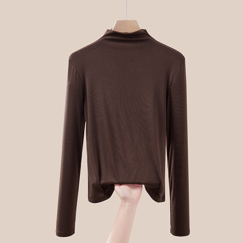 Women's Long Sleeve Turtleneck Sweater — View 8