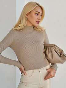 Women's Turtleneck Sweater — View 16
