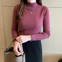 Women's Mock Neck Sweater — View 11