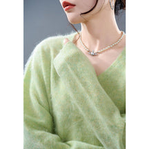Women's Cashmere Blend Sweater — View 4