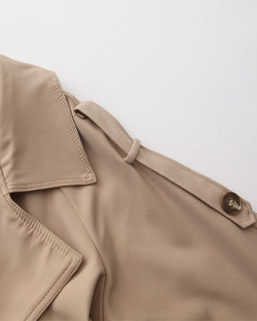 Women's Classic Trench Coat | Heritage in Black - Juana Fashion