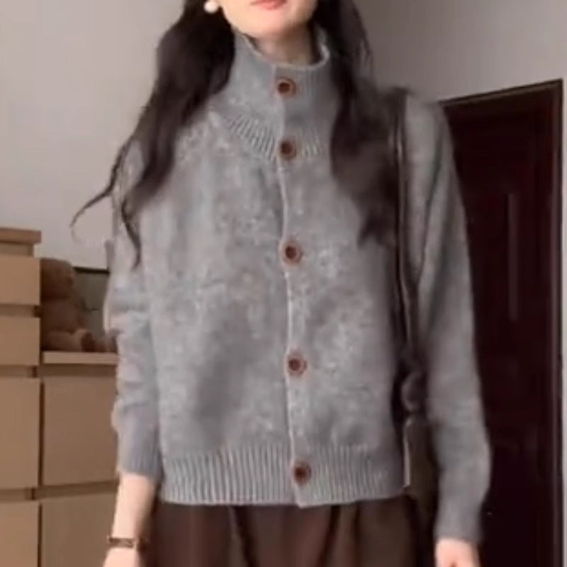 Women's Button Detail Cardigan — View 2
