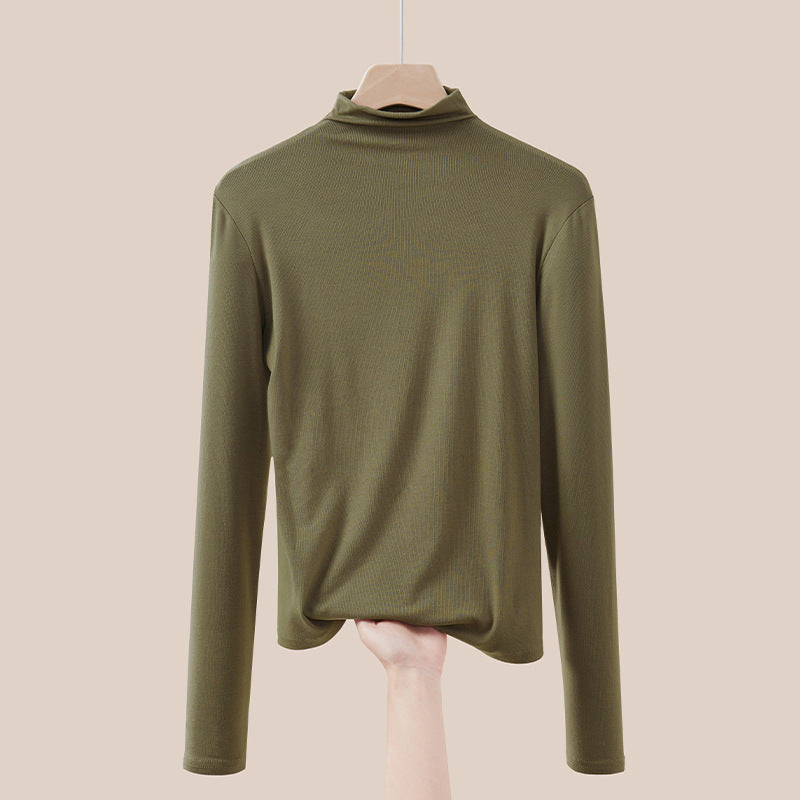 Women's Long Sleeve Turtleneck Sweater — View 7