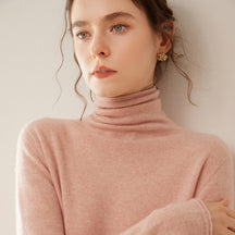 Women's Cashmere Mock Neck Top — View 6