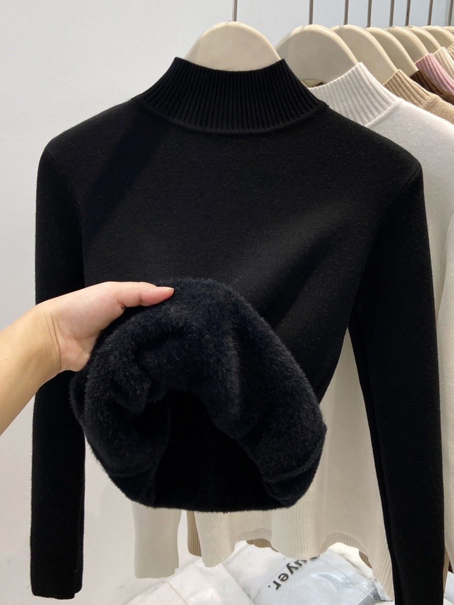 Women's Mock Neck Sweater — View 8