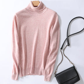 Women's Wool Turtleneck Sweater — View 3