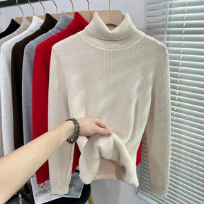 Women's Ribbed Turtleneck Sweater — View 6