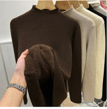 Women's Ribbed Mock Neck Sweater — View 8