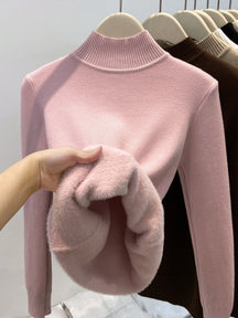 Women's Mock Neck Sweater — View 10